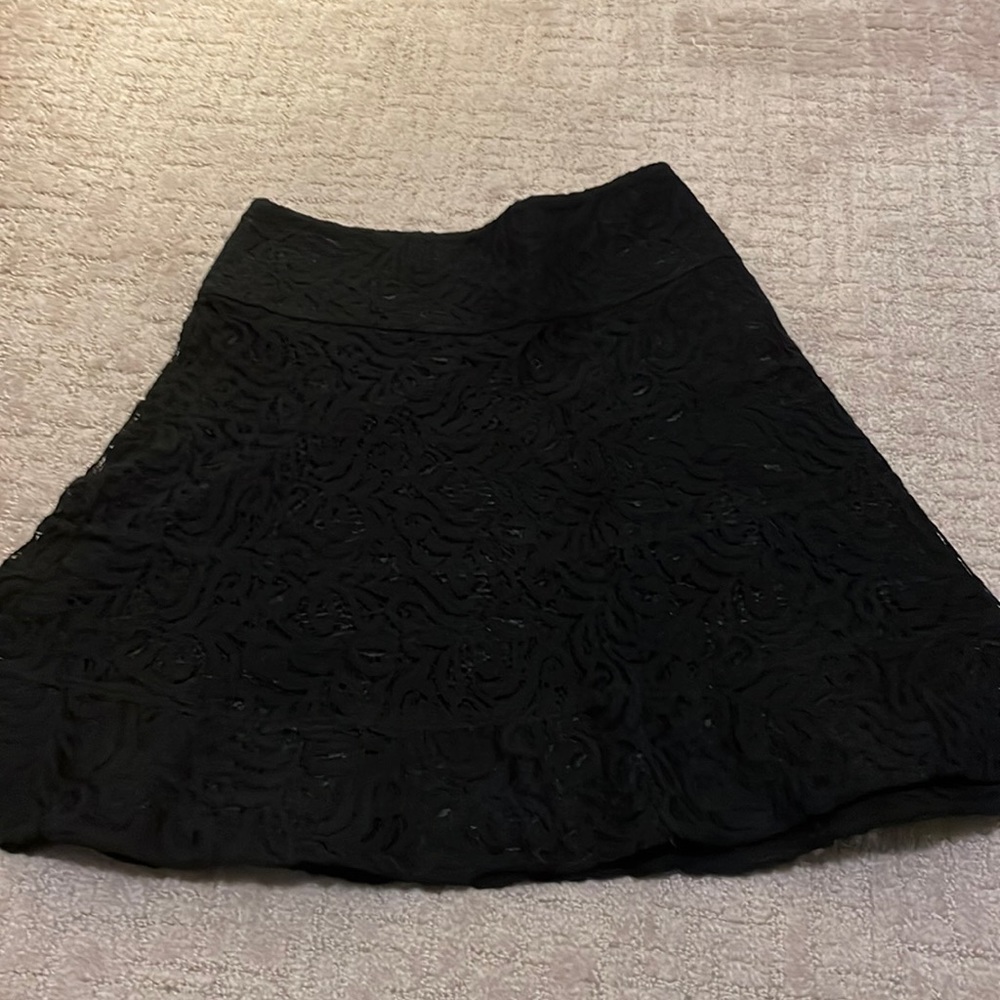 Express Black Lace skirt